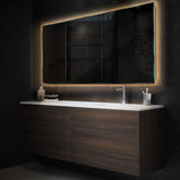 Espejo LED Rectangular | Control por interruptor de pared | Luz blanca cálida - Reyze Seria Ambient Model 1